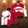 Punisher Skull Kansas City Chiefs 3D Bomber Jacket