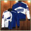 Punisher Skull New York Giants 3D Bomber Jacket