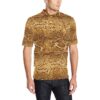 Python Brown Pattern Print Design A03 Men Polo Shirt