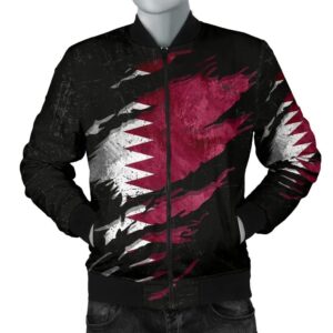 Qatar In Me Men's Bomber Jacket - Special Grunge Style A31 Bomber Jacket