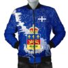 Québec Christmas Coat Of Arms Men Bomber Jacket X Style J78 Bomber Jacket