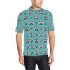 Raccoon Pattern Print Design A01 Men Polo Shirt