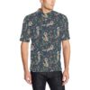 Raccoon Pattern Print Design A02 Men Polo Shirt