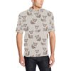 Raccoon Pattern Print Design A05 Men Polo Shirt