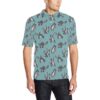 Raccoon Pattern Print Design A07 Men Polo Shirt