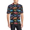 Racing Pattern Print Design A05 Men Polo Shirt