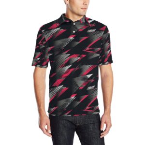 Racing Style Pattern Print Design A04 Men Polo Shirt