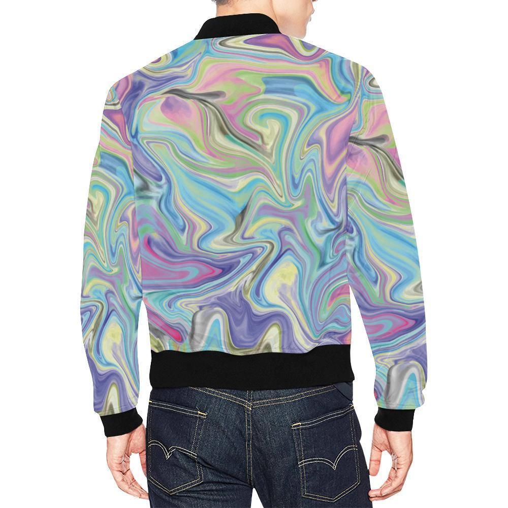 Rainbow-Marble-Pattern-Print-Mens-Bomber-Jacket-2