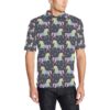 Rainbow Pattern Print Design A05 Men Polo Shirt