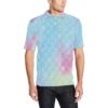 Rainbow Pattern Print Design A06 Men Polo Shirt