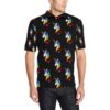 Rainbow Unicorn Pattern Print Design A03 Men Polo Shirt