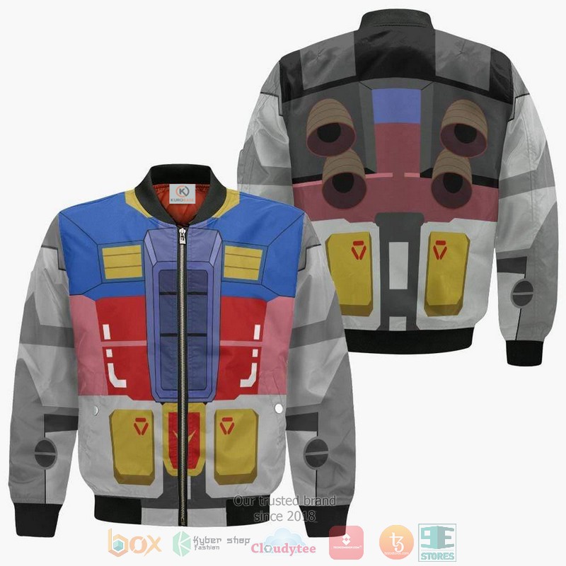 Raiser Cosplay Costumes Mobile Suit Gundam Anime Bomber Jacket Raiser Cosplay Costumes Mobile Suit Gundam Anime Bomber Jacket