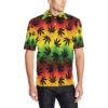 Rasta Pattern Print Design A02 Men Polo Shirt