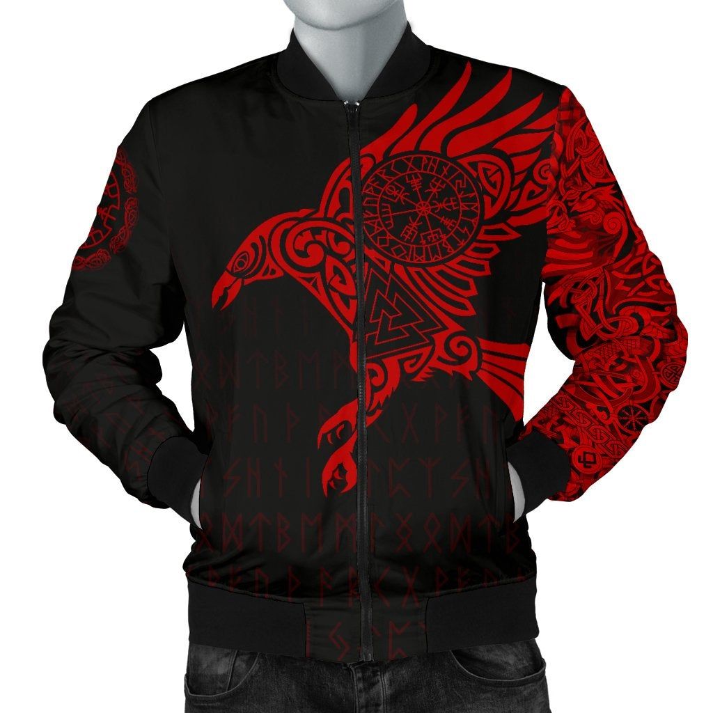 Ravens Tattoo Men's Bomber Jacket A7 Bomber Jacket Ravens Tattoo Men's Bomber Jacket A7 Bomber Jacket
