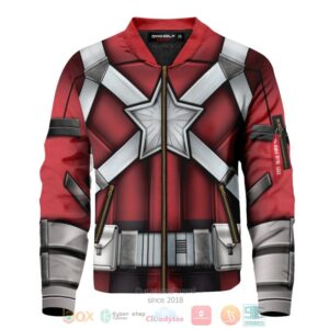 Red Guardian Bomber Jacket