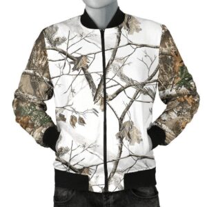 Reel Tree Snow Camo Bomber Jacket TV151220 Bomber Jacket