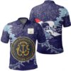 Rhode Island Christmas Coat Of Arms Polo Shirt X Style J78
