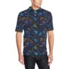 Rock And Roll Pattern Print Design A04 Men Polo Shirt