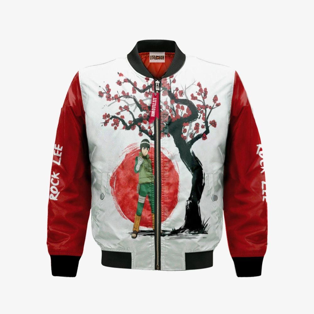 Rock Lee Bomber Jacket Custom Nrt Ninja Under The Sun Cosplay Costumes Bomber Jacket Rock Lee Bomber Jacket Custom Nrt Ninja Under The Sun Cosplay Costumes Bomber Jacket