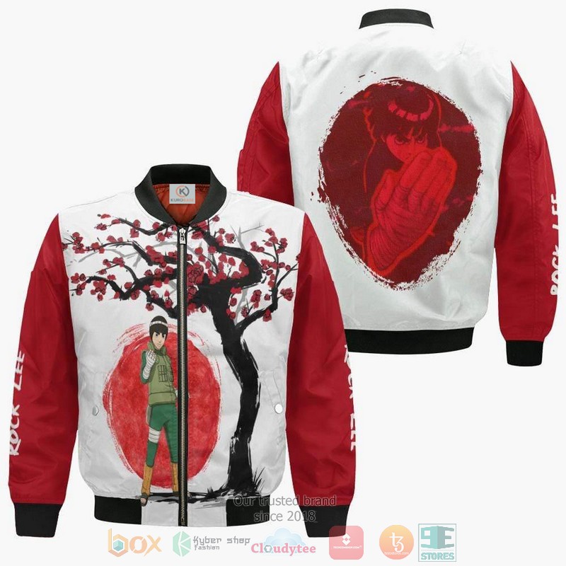 Rock Lee Naruto Outfits Anime Ninja Under The Sun Bomber Jacket Rock Lee Naruto Outfits Anime Ninja Under The Sun Bomber Jacket