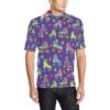 Roller Skate Colorful Pattern Print Design A05 Men Polo Shirt