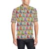 Roller Skate Pattern Print Design A01 Men Polo Shirt