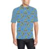 Roller Skate Pattern Print Design A04 Men Polo Shirt