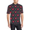Rooster Pattern Print Design A02 Men Polo Shirt