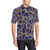 Rope Pattern Print Design A01 Men Polo Shirt