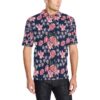 Rose Pattern Print Design A05 Men Polo Shirt