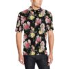 Rose Pattern Print Design Ro010 Men Polo Shirt