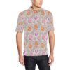 Rose Pattern Print Design Ro011 Men Polo Shirt