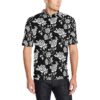 Rose Pattern Print Design Ro013 Men Polo Shirt
