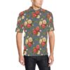 Rose Pattern Print Design Ro017 Men Polo Shirt