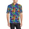 Rose Pattern Print Design Ro02 Men Polo Shirt