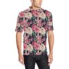 Rose Pattern Print Design Ro05 Men Polo Shirt