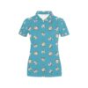 Russell Terriers Playing Print Design Lks305 Women'S Polo Shirt