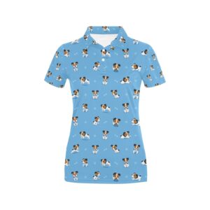 Russell Terriers Print Design Lks3010 Women'S Polo Shirt