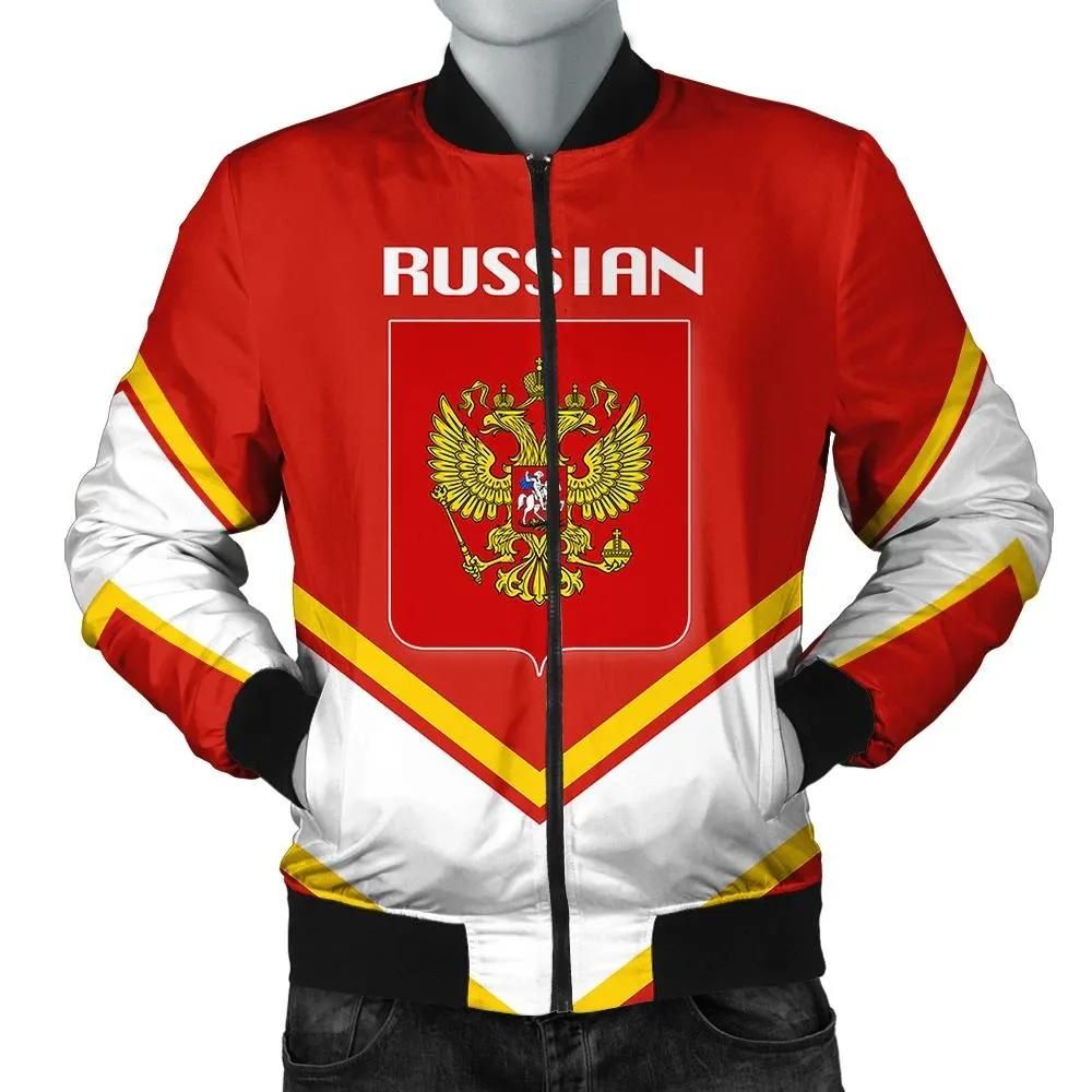 Russian Coat Of Arms Men Bomber Jacket Lucian Style J5W Bomber Jacket Russian Coat Of Arms Men Bomber Jacket Lucian Style J5W Bomber Jacket