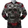 SKULL BOMBER JACKET PL232 Bomber Jacket