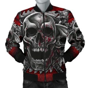 SKULL BOMBER JACKET PL232 Bomber Jacket