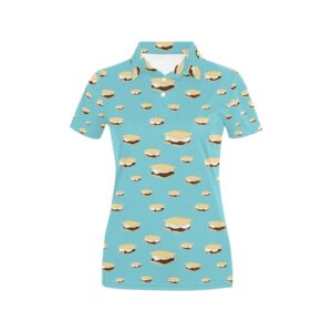 S_Mores Print Design Lks302 Women'S Polo Shirt