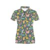 Safari Animal Cartoon Print Design Lks305 Women'S Polo Shirt