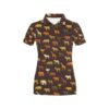Safari Animal Print Design Lks301 Women'S Polo Shirt