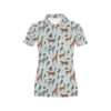 Safari Animal Print Design Lks306 Women'S Polo Shirt