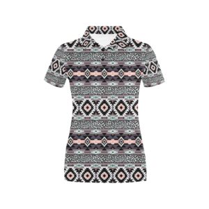 Safari Pattern Print Design Lks302 Women'S Polo Shirt