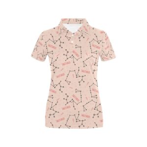 Sagittarius Star Print Design Lks302 Women'S Polo Shirt
