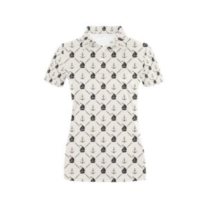 Sailboat Print Design Lks302 Women'S Polo Shirt