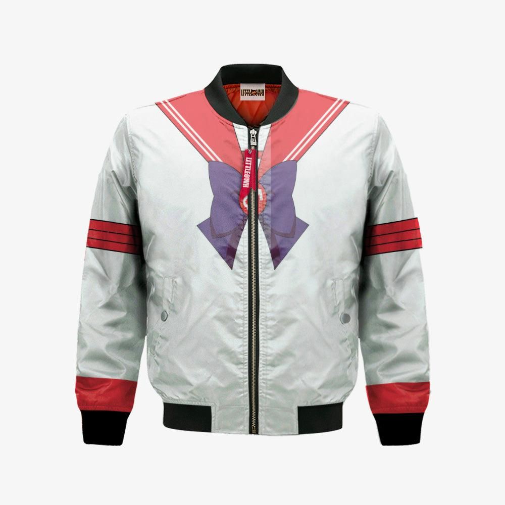 Sailor Mars Bomber Jacket Custom Sailor Moon Cosplay Costumes Bomber Jacket Sailor Mars Bomber Jacket Custom Sailor Moon Cosplay Costumes Bomber Jacket