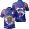Saint Barthélemy Christmas Coat Of Arms Polo Shirt X Style J78